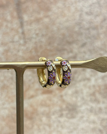 TILTIL Set of 2 Hoop Artsy Dark Brown - Things I Like Things I Love