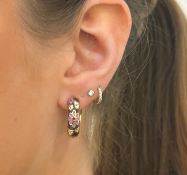 TILTIL Set of 2 Hoop Artsy Dark Brown - Things I Like Things I Love