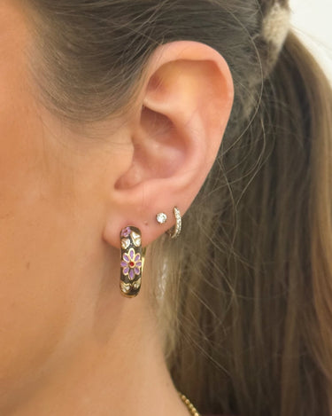 TILTIL Set of 2 Hoop Artsy Dark Brown - Things I Like Things I Love