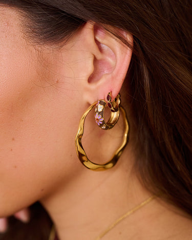 TILTIL Set of 2 Hoop Artsy Dark Brown - Things I Like Things I Love