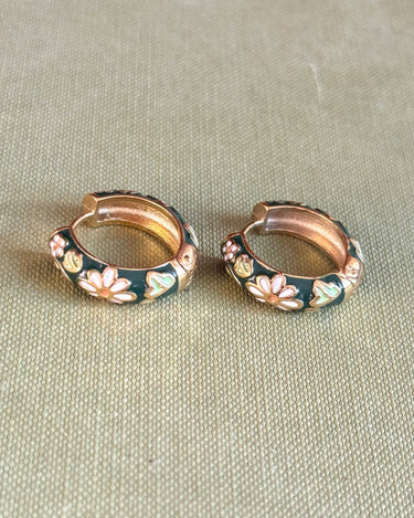 TILTIL Set of 2 Hoop Artsy Dark Green - Things I Like Things I Love