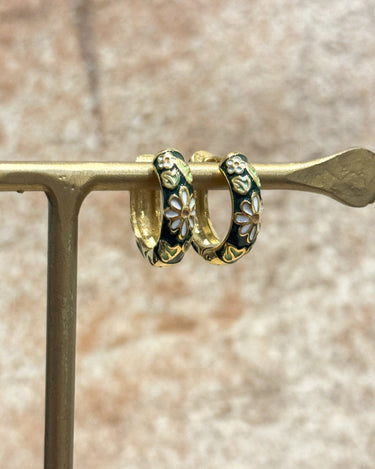 TILTIL Set of 2 Hoop Artsy Dark Green - Things I Like Things I Love