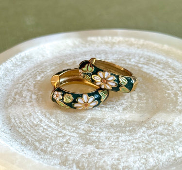 TILTIL Set of 2 Hoop Artsy Dark Green - Things I Like Things I Love