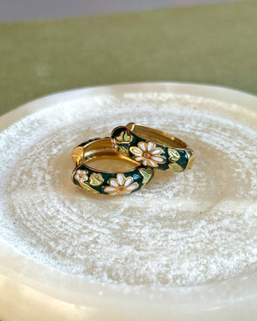 TILTIL Set of 2 Hoop Artsy Dark Green - Things I Like Things I Love