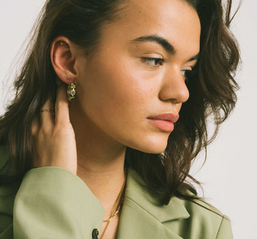 TILTIL Set of 2 Hoop Artsy Dark Green - Things I Like Things I Love