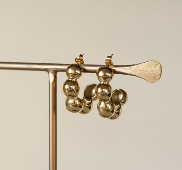 TILTIL Set of 2 Hoop Chunky Bubbly Gold - Things I Like Things I Love