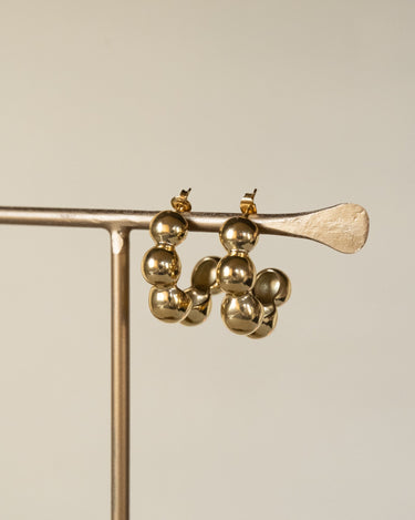 TILTIL Set of 2 Hoop Chunky Bubbly Gold - Things I Like Things I Love