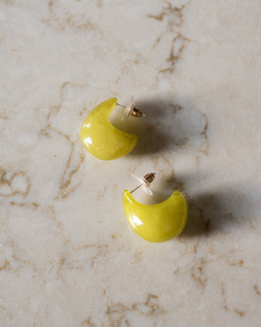 TILTIL Set of 2 Hoop Drop Green Gold - Things I Like Things I Love