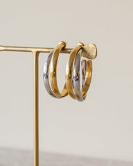 TILTIL Set of 2 Hoop Duo Gold Silver - Things I Like Things I Love