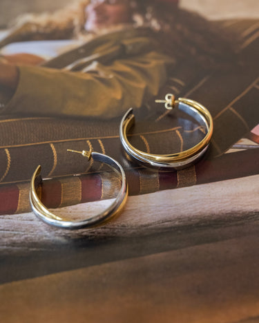 TILTIL Set of 2 Hoop Duo Gold Silver - Things I Like Things I Love