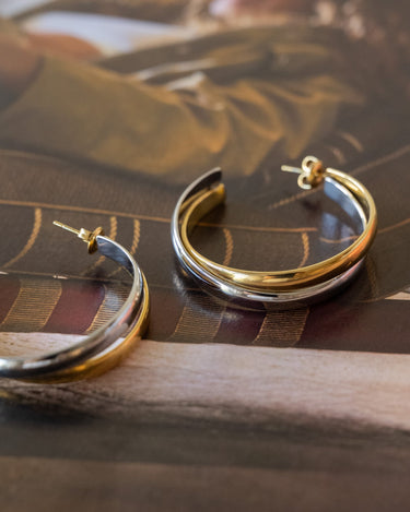 TILTIL Set of 2 Hoop Duo Gold Silver - Things I Like Things I Love