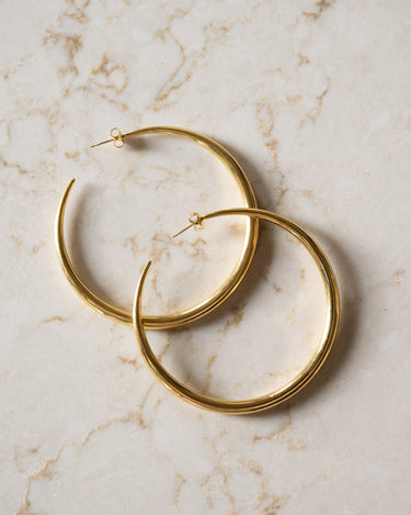 TILTIL Set of 2 Hoop Elegant Round Gold - Things I Like Things I Love