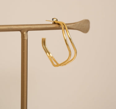 TILTIL Set of 2 Hoop Gold Feline - Things I Like Things I Love