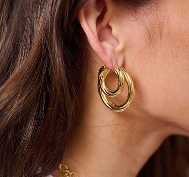 TILTIL Set of 2 Hoop Goldplated Amy - Things I Like Things I Love