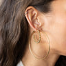 TILTIL Set of 2 Hoop Goldplated Big Hoopy - Things I Like Things I Love