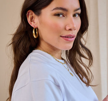 TILTIL Set of 2 Hoop Goldplated Bobby - Things I Like Things I Love