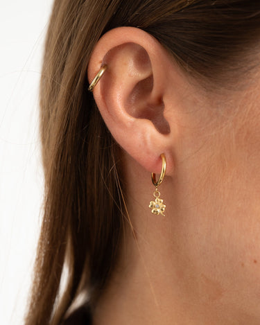 TILTIL Set of 2 Hoop Goldplated Lucky One - Things I Like Things I Love