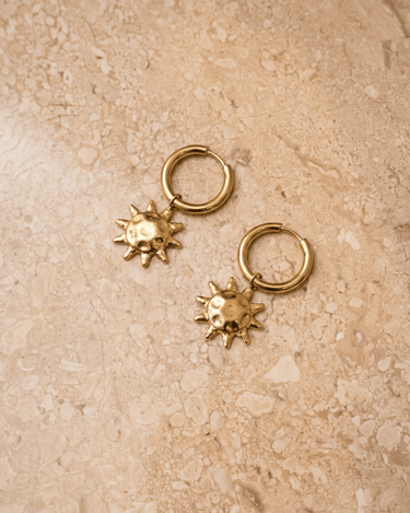 TILTIL Set of 2 Hoop Goldplated Sunshine - Things I Like Things I Love