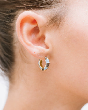 TILTIL Set of 2 Hoop Luca Brown Blue - Things I Like Things I Love