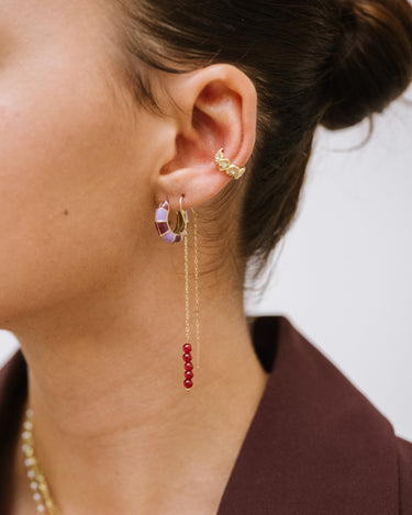 TILTIL Set of 2 Hoop Luca Burgundy Lilac - Things I Like Things I Love