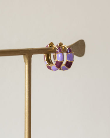 TILTIL Set of 2 Hoop Luca Burgundy Lilac - Things I Like Things I Love