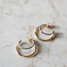TILTIL Set of 2 Hoop Mixy Round Gold & Silver - Things I Like Things I Love