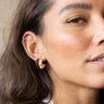 TILTIL Set of 2 Hoops Colored Dark Red - Things I Like Things I Love