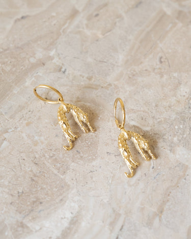 TILTIL Set of 2 Lazy Leopard Hoops Goud - Things I Like Things I Love