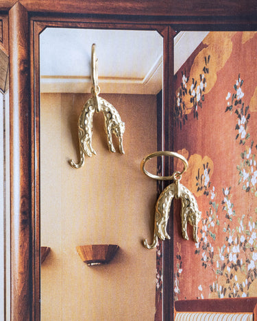 TILTIL Set of 2 Lazy Leopard Hoops Goud - Things I Like Things I Love