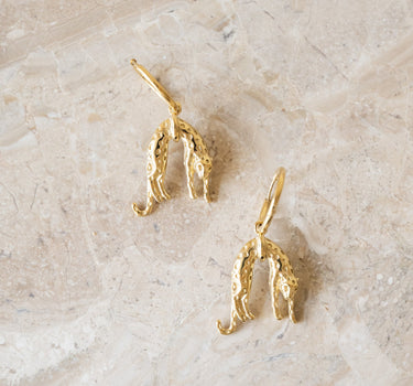 TILTIL Set of 2 Lazy Leopard Hoops Goud - Things I Like Things I Love