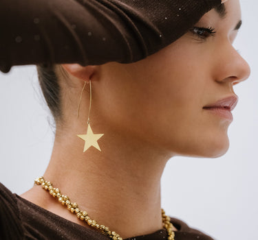 TILTIL Set of 2 Starstruck Hoop Gold - Things I Like Things I Love