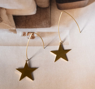 TILTIL Set of 2 Starstruck Hoop Gold - Things I Like Things I Love