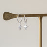 TILTIL Set of 2 Stef Starry Hoop Silver - Things I Like Things I Love