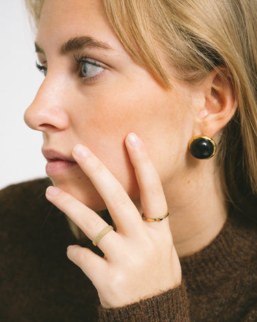 TILTIL Set of 2 Stud Vintage Nightfall Gold - Things I Like Things I Love