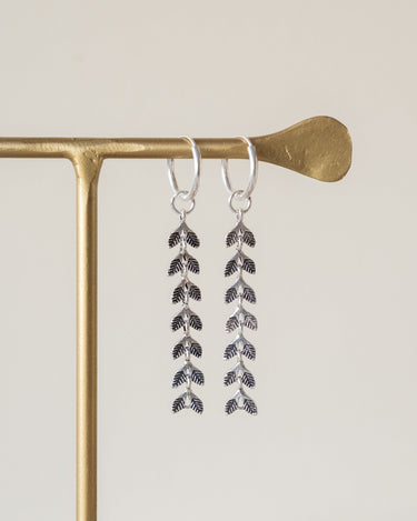 TILTIL Set of 2 Tess Twiggy Hoop Silver - Things I Like Things I Love