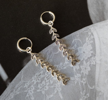 TILTIL Set of 2 Tess Twiggy Hoop Silver - Things I Like Things I Love