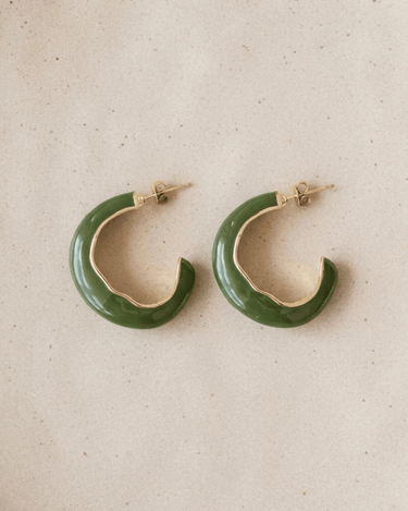 TILTIL Set Of 2 Willow Hoop Earrings Gold - Things I Like Things I Love