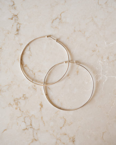 TILTIL Set of 2 XL Hoopy Hoops Silver - Things I Like Things I Love