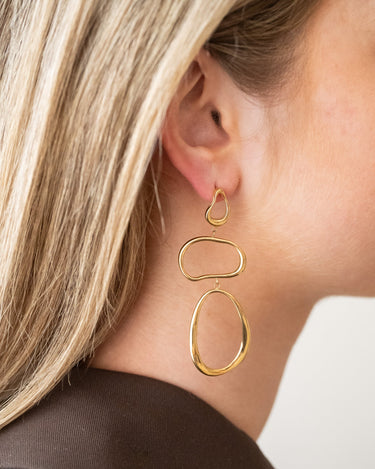 TILTIL Set van 2 Aura Hoop Earrings Goud - Things I Like Things I Love