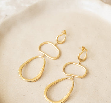 TILTIL Set van 2 Aura Hoop Earrings Goud - Things I Like Things I Love