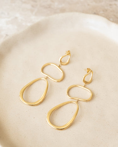 TILTIL Set van 2 Aura Hoop Earrings Goud - Things I Like Things I Love