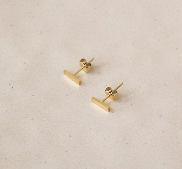 TILTIL Set van 2 Bar Stud Earrings Goud - Things I Like Things I Love