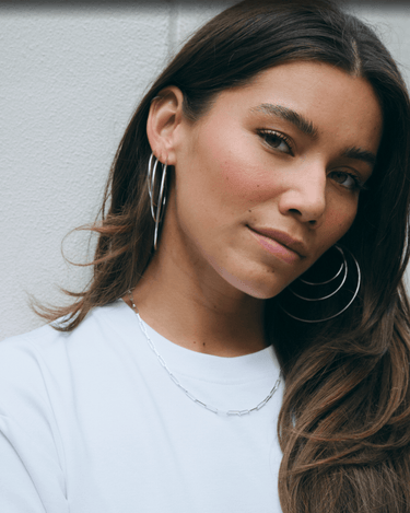 TILTIL Set van 2 Basic Hoop Earring Silver - Things I Like Things I Love