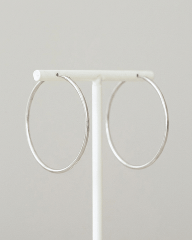TILTIL Set van 2 Basic Hoop Earring Zilver - Things I Like Things I Love