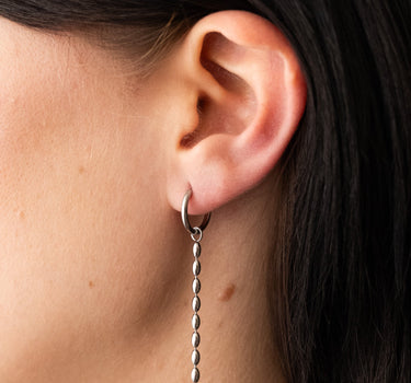 TILTIL Set van 2 Beaded Chain Drop Earrings Zilver - Things I Like Things I Love