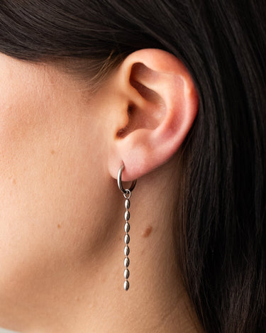 TILTIL Set van 2 Beaded Chain Drop Earrings Zilver - Things I Like Things I Love