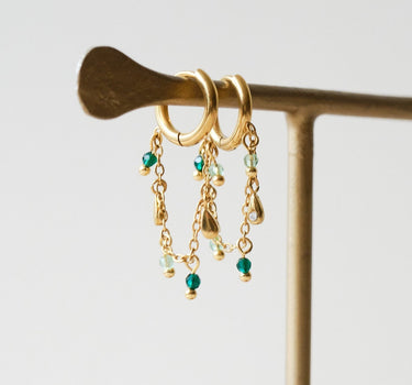 TILTIL Set van 2 Chained Hanging Earrings Goud - Things I Like Things I Love