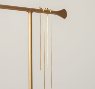 TILTIL Set van 2 Drop Chain Stud Earrings Goud - Things I Like Things I Love