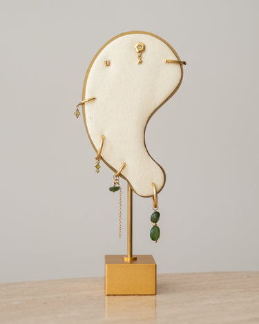 TILTIL Set van 2 Evi Earrings Goud Groen - Things I Like Things I Love