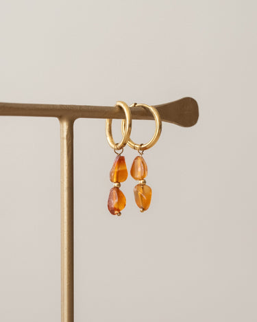 TILTIL Set van 2 Honey Drop Earrings Oranje Goud - Things I Like Things I Love
